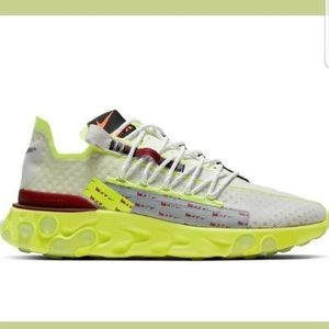 Nike React ISPA Neon Volt Running Shoes size 7